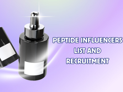 Peptide influencers and a targeted creator list for your brand