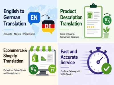English to German product translation