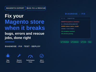 Magento 2 bugs, errors and performance issues fixed