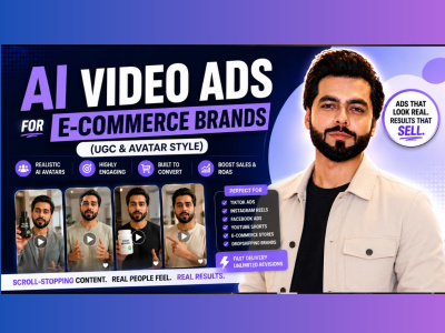 AI Video Ads for E-commerce Brands (UGC & talking Avatar Style)