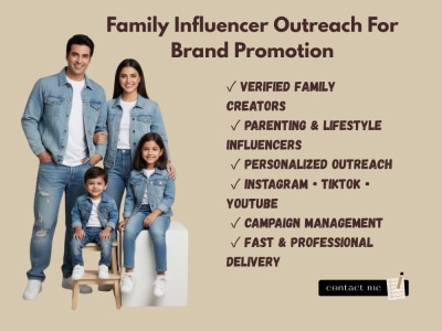 Family Influencer Outreach for Brand Promotion
