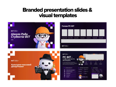 Professional presentation, banner or project passport design