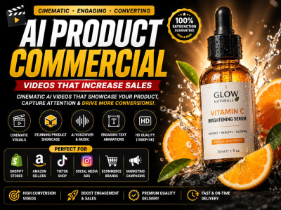 A high converting cinematic AI product commercial that increases sales