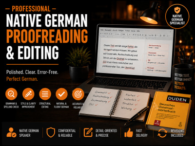 Professional Native German Proofreading & Editing
