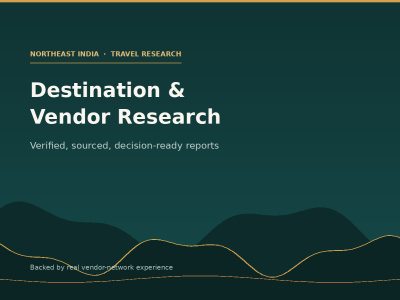 Destination & Vendor Research Report