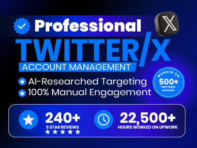 Organic Twitter/X Growth & Account Management: AI-Researched Engagement