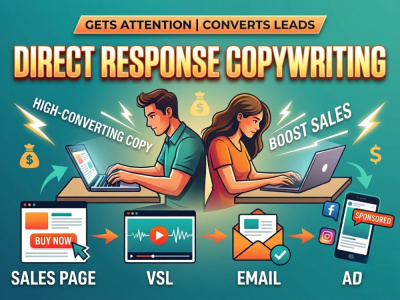 Direct Response Copywriting | Sales Pages, VSLs, Emails & Ads
