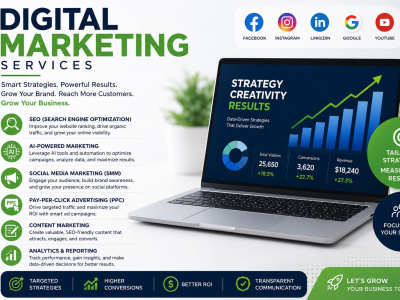 A Full Digital Marketing Services (AI SEO, PPC and Meta ads )