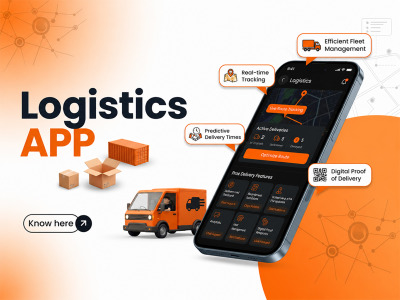 A Hybrid Logistics Trucking App | Custom App | Delivery | Hybrid | Flutter