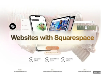 Senior Squarespace Designer | High-End Business & Portfolio Websites
