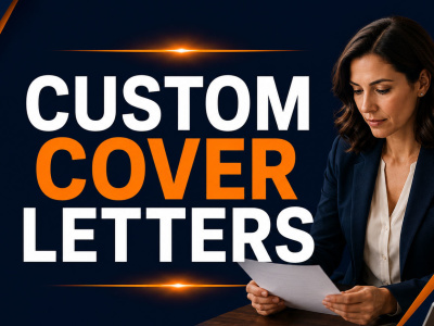 A COVER LETTER CUSTOMIZED for a specific job or purpose