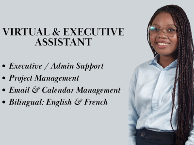 A French-English Executive Assistant who runs your back office