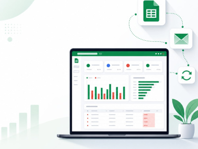 A custom Google Sheets automation, dashboard, or API integration