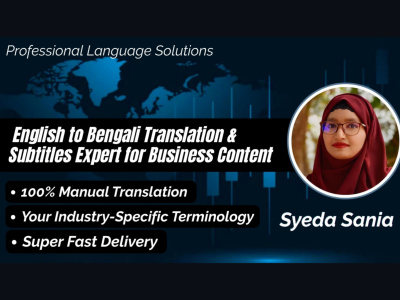 English to Bengali business content translation and localization