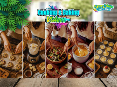 Professional Cooking & Baking Recipe Video Services