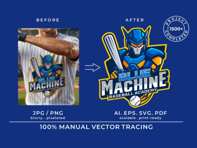 Vector Logo from AI Concept to Print Files