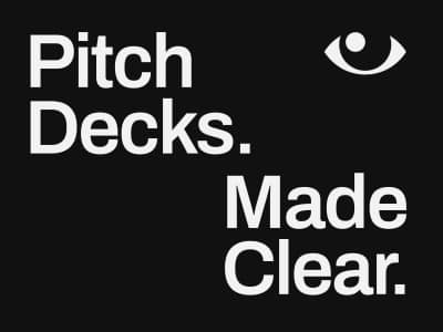 Professional pitch deck that make complex ideas easy to understand.