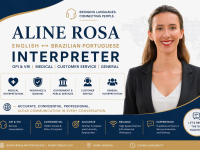 Portuguese Interpreter OPI/VRI HIPAA Compliant
