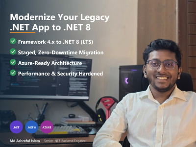 A scalable modernization of your legacy .NET application | Upwork