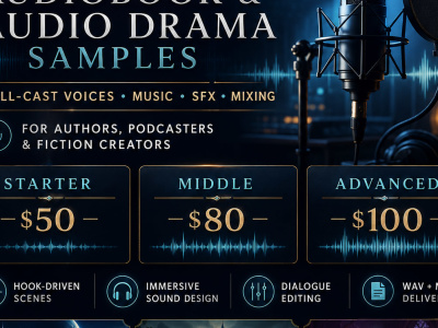 Cinematic Audiobook Producer | Full-Cast Audio Drama