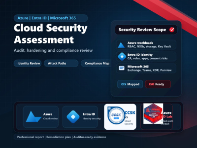 Azure & M365 Cloud Security Audit, Hardening & Compliance