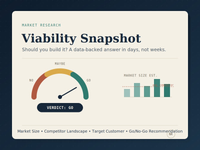 A Product Viability Snapshot — Market Research & Go/No-Go Verdict