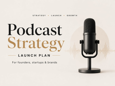 A branded podcast strategy and launch plan