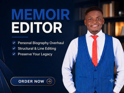 Get a polished and structured memoir or personal biography draft