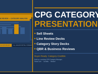 CPG Sell Sheet for Major Retail Buyer Meetings