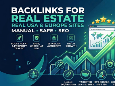 Backlinks for Real Estate • Real USA & Europe Sites • Manual • Safe • SEO