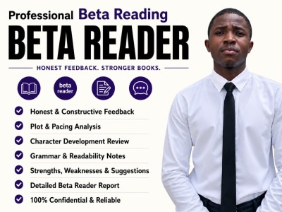 An excellent beta reader, ebook review, beta reading expert, book review