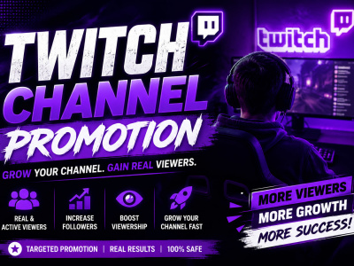 Twitch Promotion & Marketing | Real Twitch Audience Growth