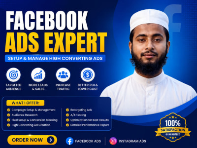 I will create and manage high converting Facebook Ads campaigns