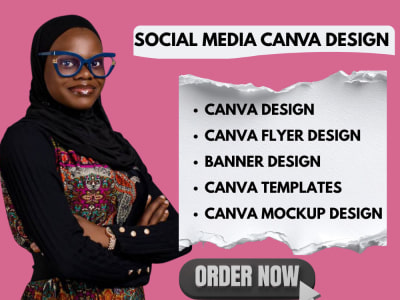 Canva flyer, canva banner, canva template, canva thumbnail on social media