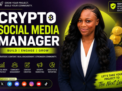 Crypto social media manager, web3 marketing and blockchain content creator
