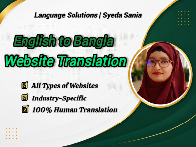 Translate and localize your website content into bengali