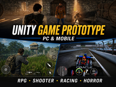A playable Unity game prototype or MVP for PC or mobile