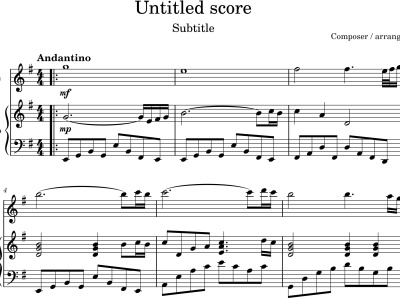 A professional sheet music engraving in sibelius and composing music