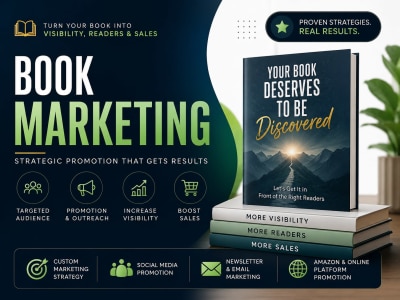 A complete book marketing strategy, launch plan, campaign and sales growth