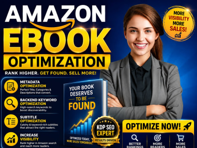 Amazon KDP EBook SEO, Keywords, Subtitle, Description Listing Optimization