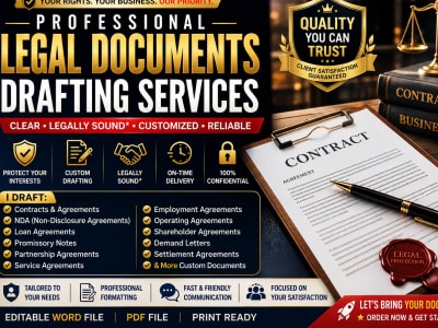 Legal agreement contracts documents motions lawsuits nda services