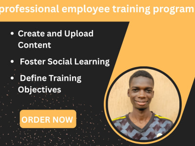 A professional employee training program built in LearnWorlds