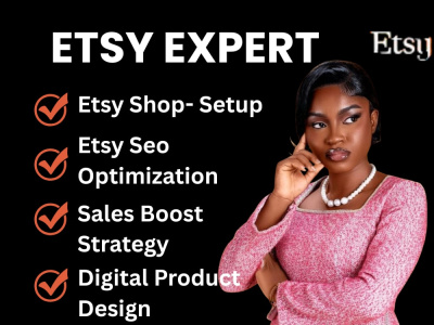 Etsy Shop Setup, Etsy SEO, Etsy Digital Product, Etsy Print on Demand Store