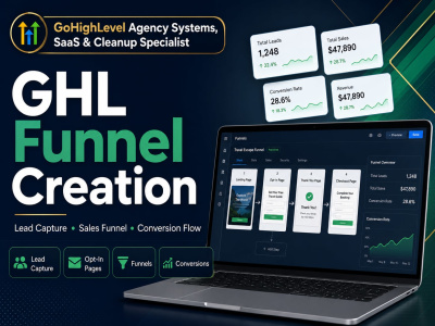 Professional GHL funnel for lead capture, booking, and conversion