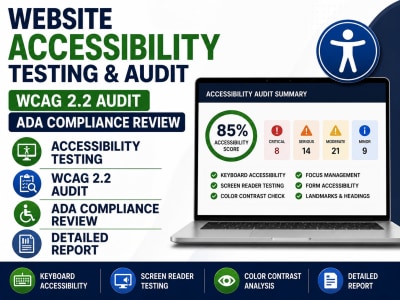 Website Accessibility Testing, WCAG Audit & ADA Compliance Review