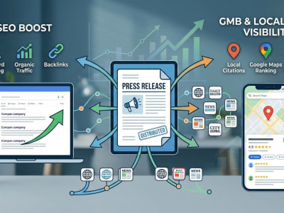 High-Authority Press Release (SEO & GMB Boost)