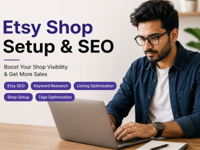 I will do Etsy SEO and listing optimization And SEO keyword research
