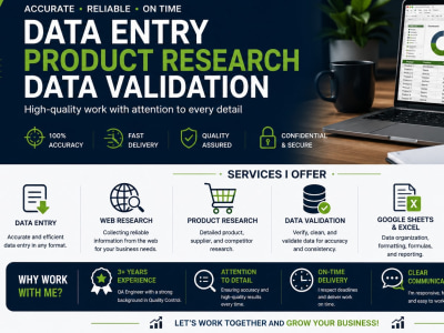 QA Engineer | Data Validation | Product Research | Virtual Assistant