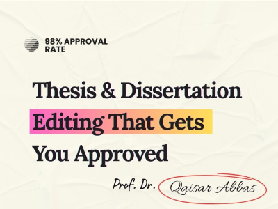 Professional Thesis & Dissertation Editing That Gets You Approved