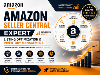 Amazon Seller Central Expert Listing Optimization & Inventory Management